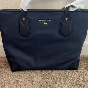 Michael Kors Navy Blue Tote Brand New With Tags